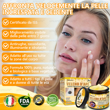 Prodotto e spedito in Italia 🫧 𝖠𝖯𝖪𝖠𝖯𝖪® Crema Ripristino Pelle al Veleno d'Api