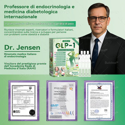 Negozio ufficiale ✨| BuildLeaf® GLP-1 8-in-1 Fit & Vital Soluzione Orale (Solo una volta al giorno, cambiamenti visibili in 7 giorni) ✅ Per obesità, salute cardiovascolare, diabete, apnea notturna, salute intestinale, problemi articolari e altro