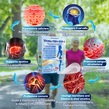 Clinicamente testato · Cerotto a microaghi nano BuildLeaf® Slim & Firm con Moringa, Omega-3, Peptidi di Collagene, NAD e NMN per obesità, salute cardiovascolare, diabete, apnea notturna, articolazioni, pelle e anti-età.