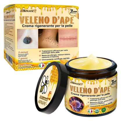 Prodotto e spedito in Italia 🫧 𝖠𝖯𝖪𝖠𝖯𝖪® Crema Ripristino Pelle al Veleno d'Api